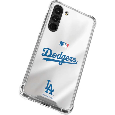 MLB Los Angeles Dodgers Home Jersey Galaxy S24 FE Clear Case